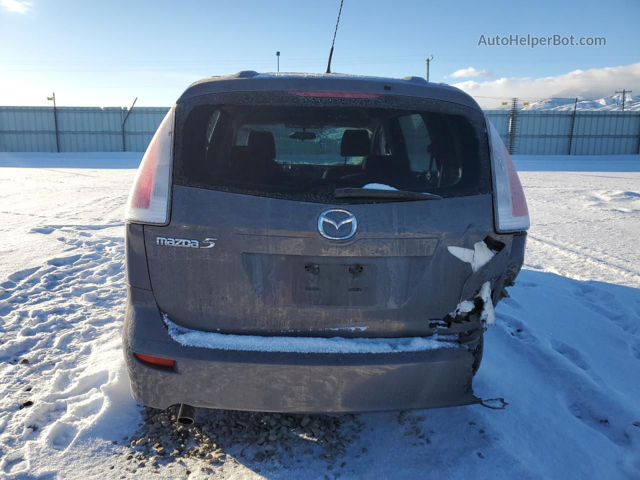 2010 Mazda 5  Charcoal vin: JM1CR2WL3A0366911