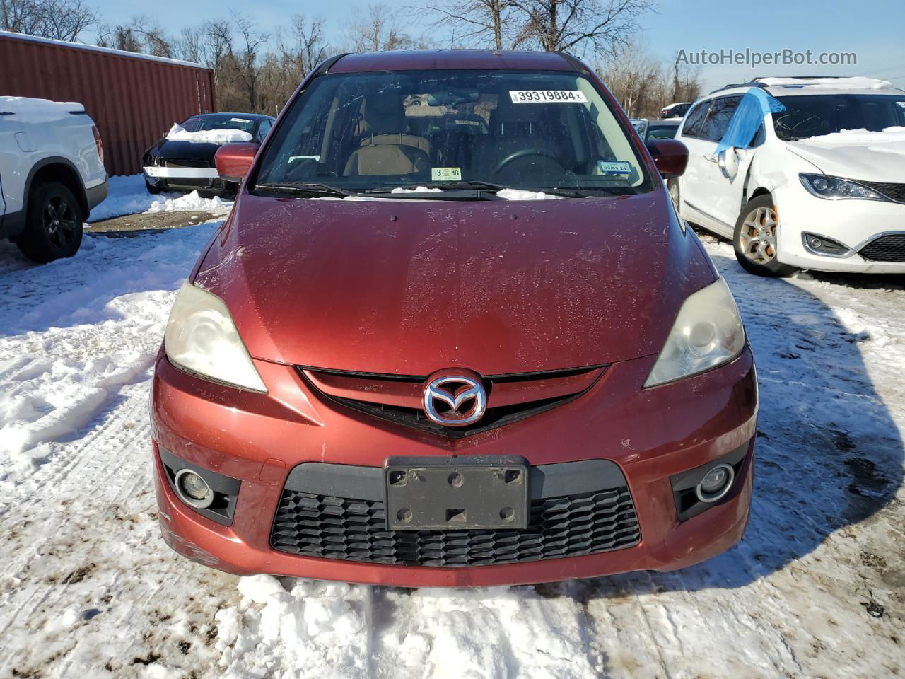 2010 Mazda 5  Red vin: JM1CR2WL3A0372370