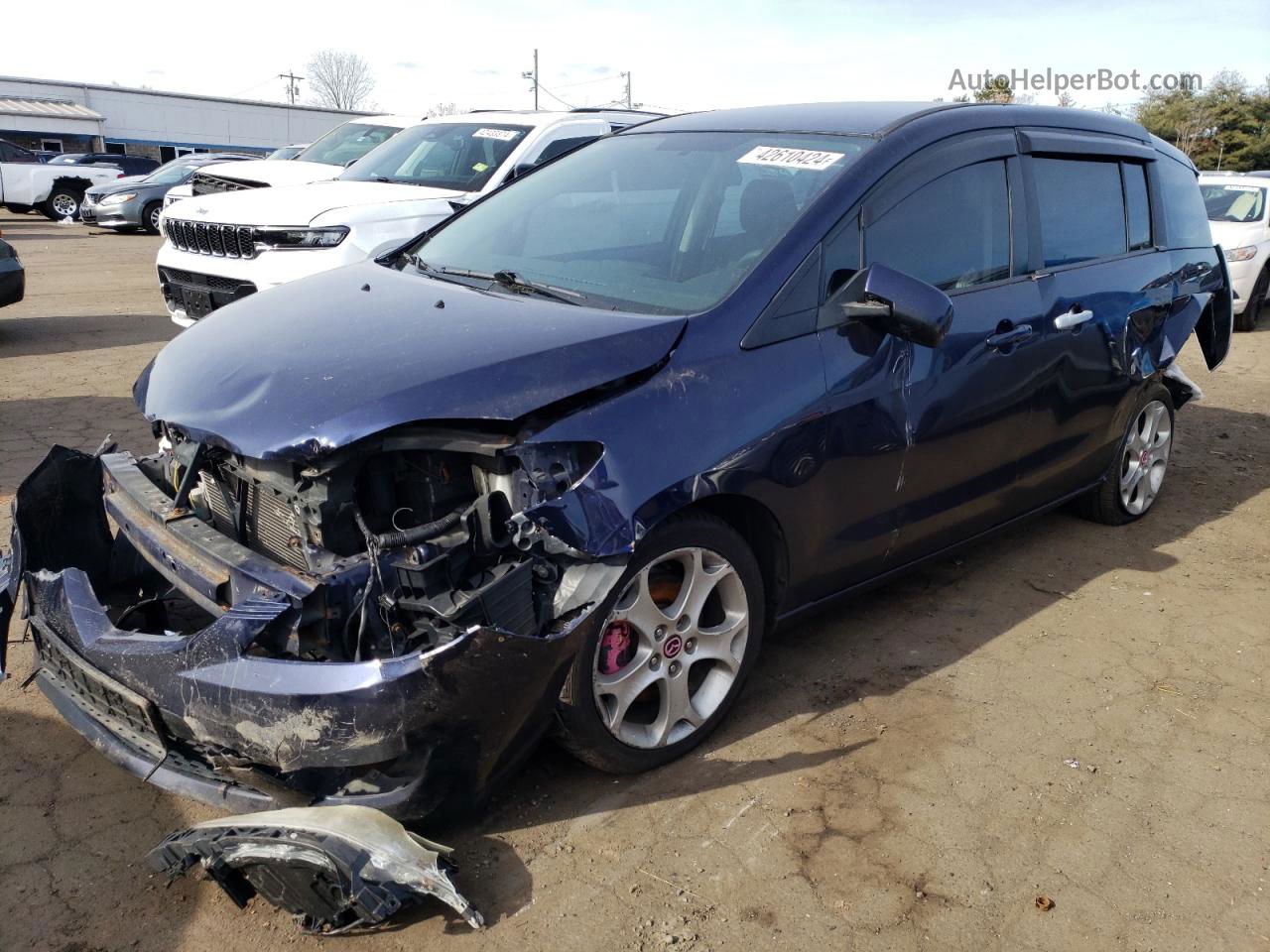 2010 Mazda 5  Blue vin: JM1CR2WL3A0372823