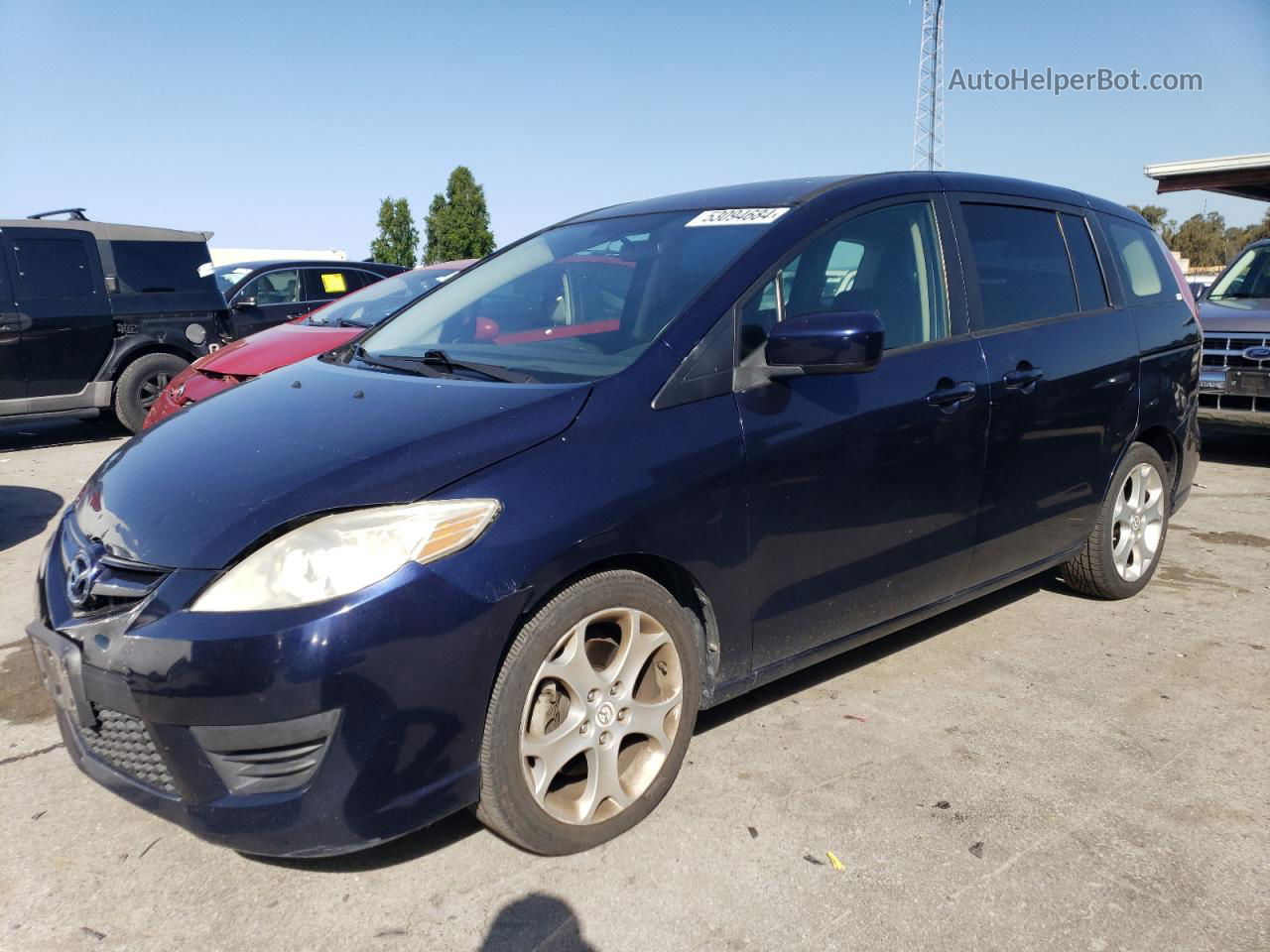 2010 Mazda 5  Blue vin: JM1CR2WL3A0378931