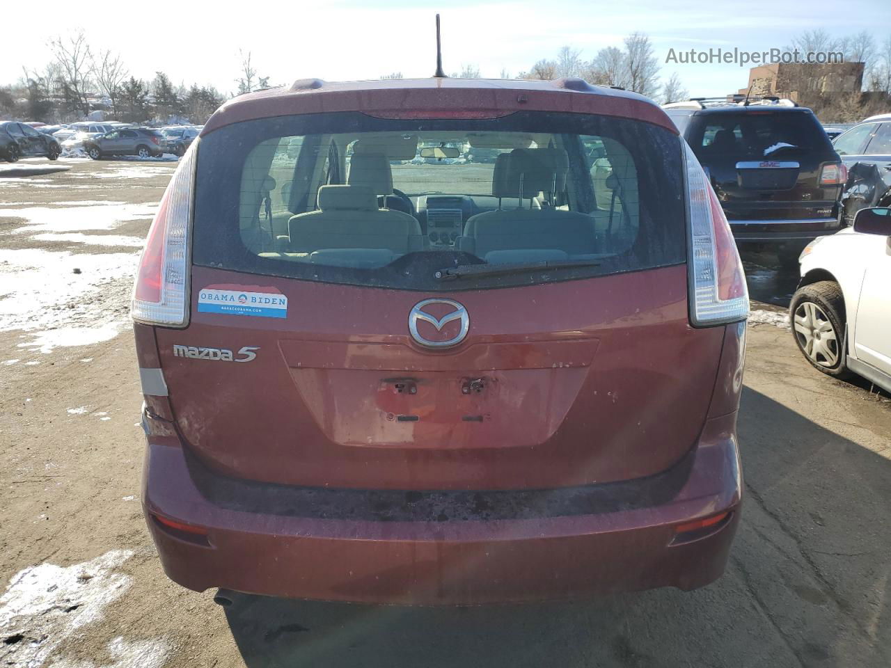 2010 Mazda 5  Красный vin: JM1CR2WL3A0382624