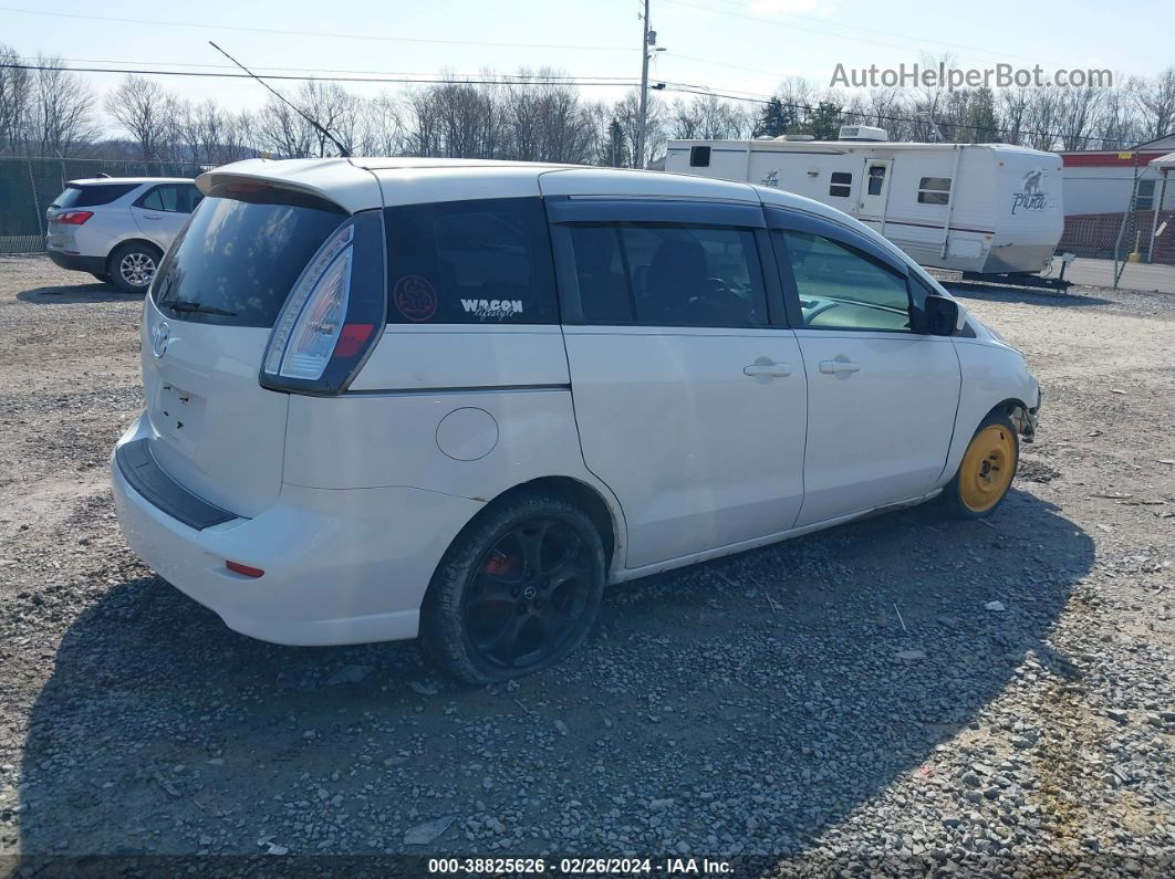 2010 Mazda Mazda5 Touring White vin: JM1CR2WL4A0361376