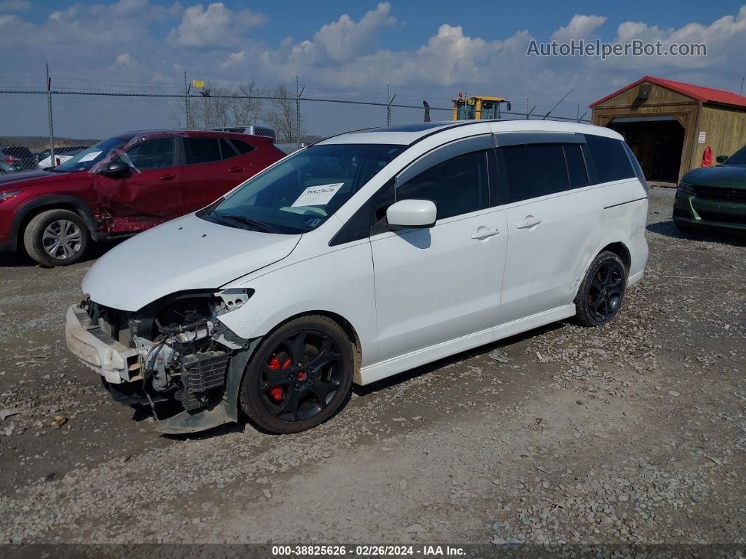 2010 Mazda Mazda5 Touring White vin: JM1CR2WL4A0361376