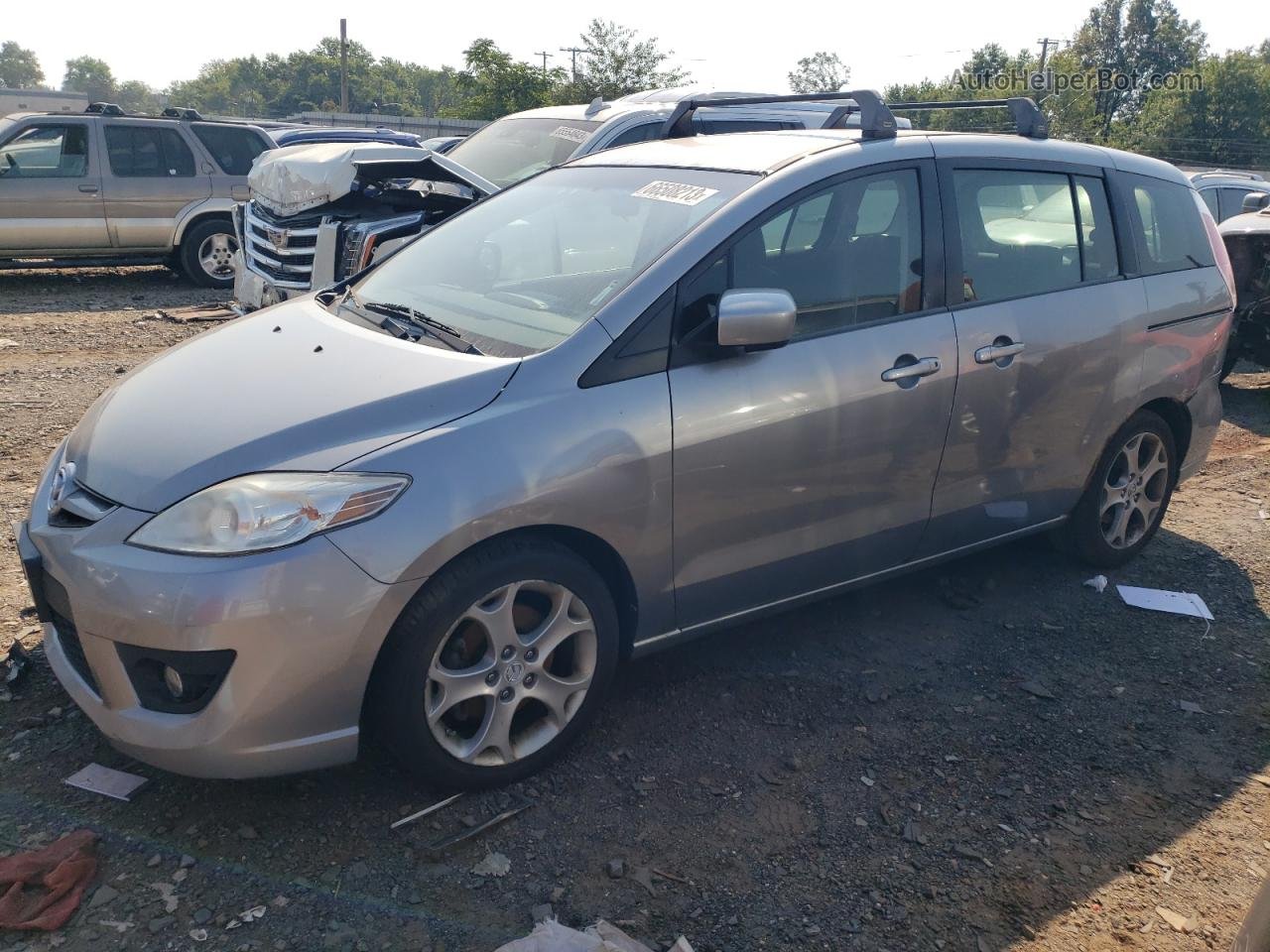 2010 Mazda 5  Silver vin: JM1CR2WL4A0362429