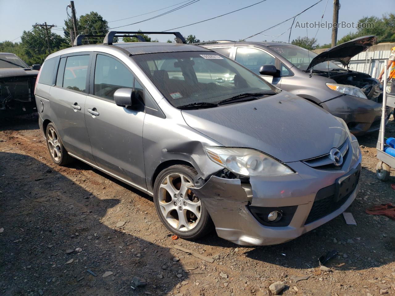 2010 Mazda 5  Silver vin: JM1CR2WL4A0362429