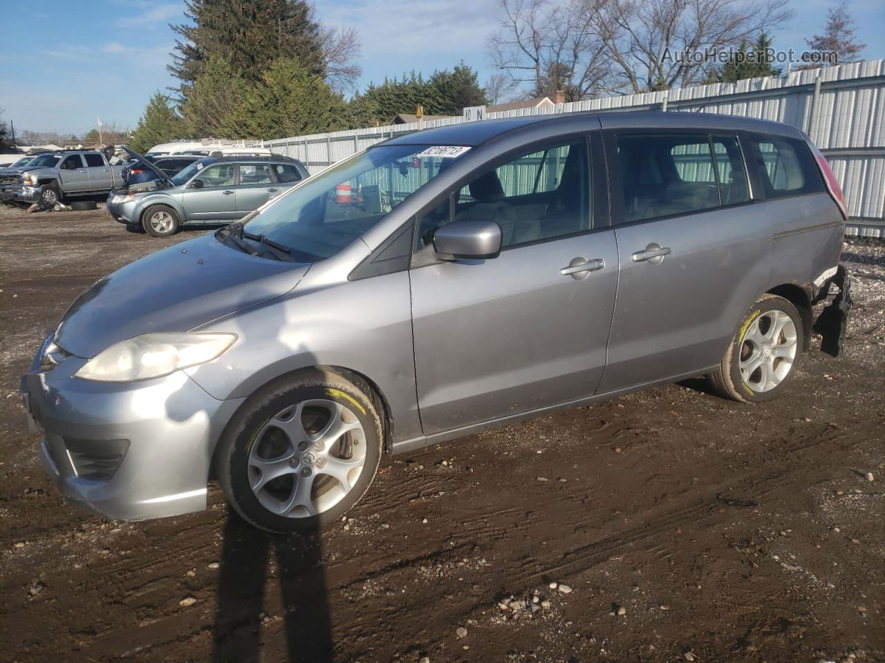 2010 Mazda 5  Silver vin: JM1CR2WL5A0382253