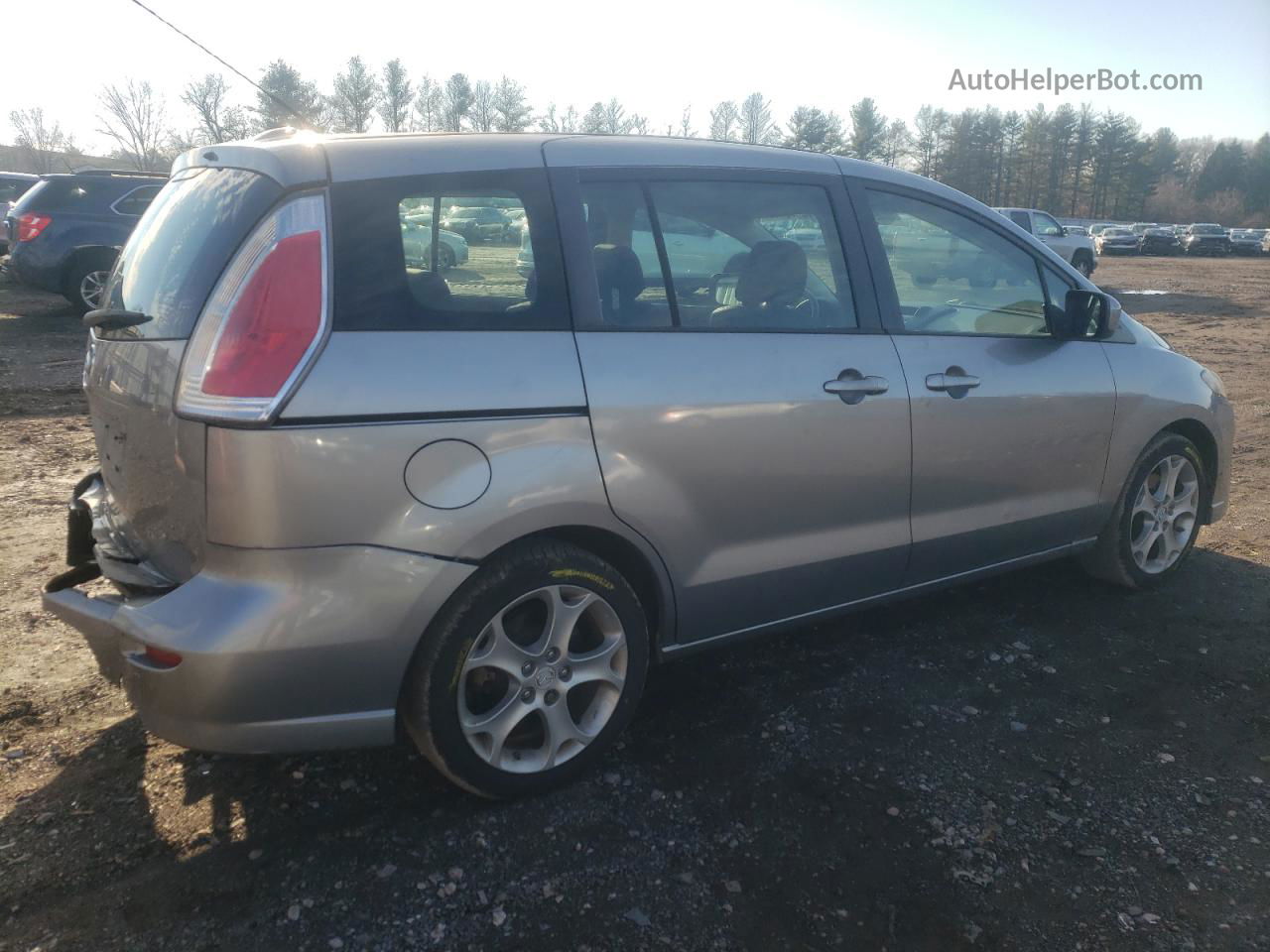 2010 Mazda 5  Silver vin: JM1CR2WL5A0382253