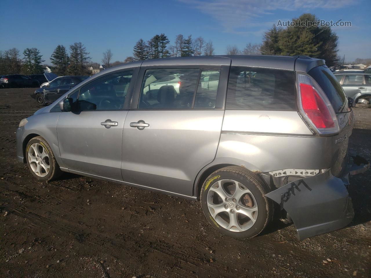 2010 Mazda 5  Silver vin: JM1CR2WL5A0382253