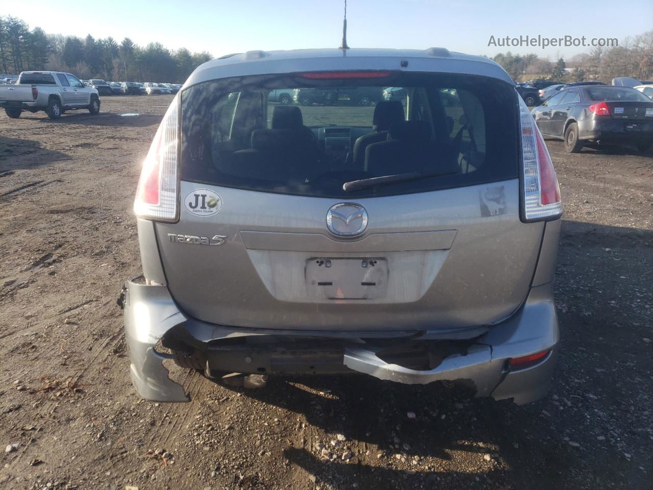 2010 Mazda 5  Silver vin: JM1CR2WL5A0382253