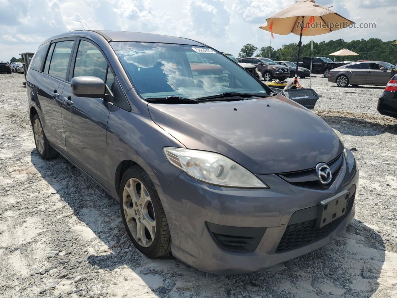 2010 Mazda 5  Gray vin: JM1CR2WL6A0385212