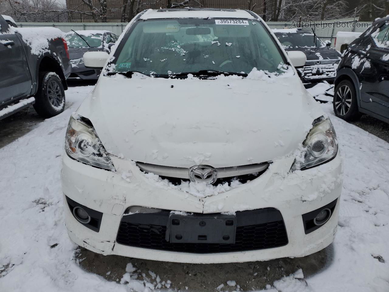 2010 Mazda 5  White vin: JM1CR2WL7A0360562