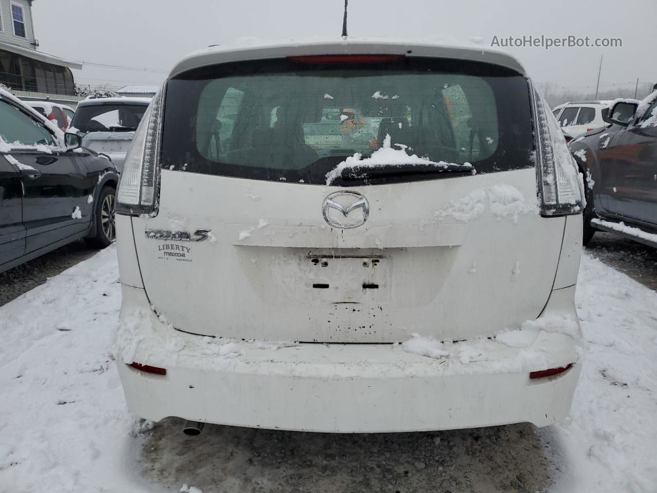 2010 Mazda 5  White vin: JM1CR2WL7A0360562