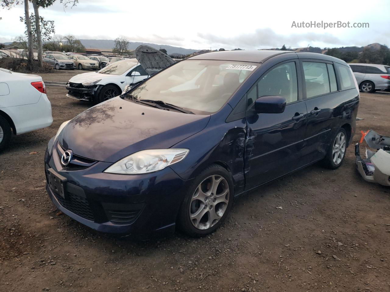 2010 Mazda 5  Blue vin: JM1CR2WL7A0379242