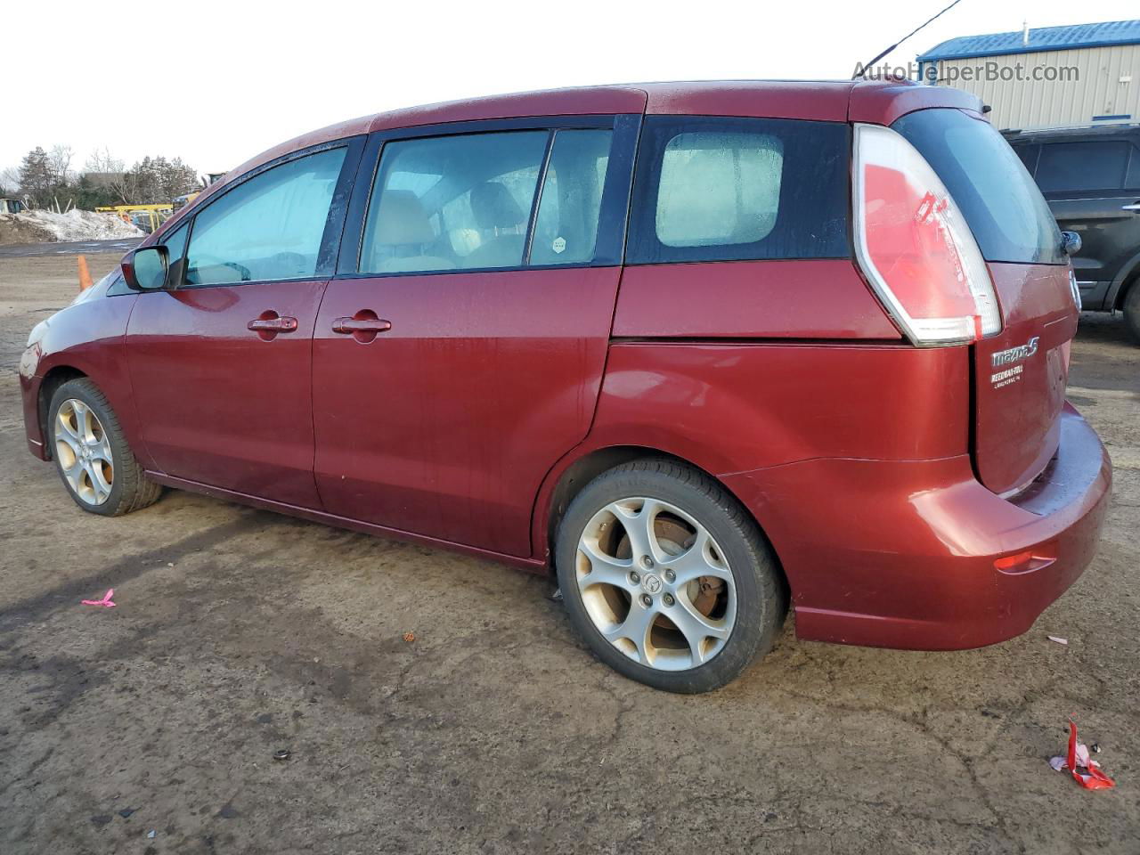 2010 Mazda 5  Burgundy vin: JM1CR2WL7A0388314