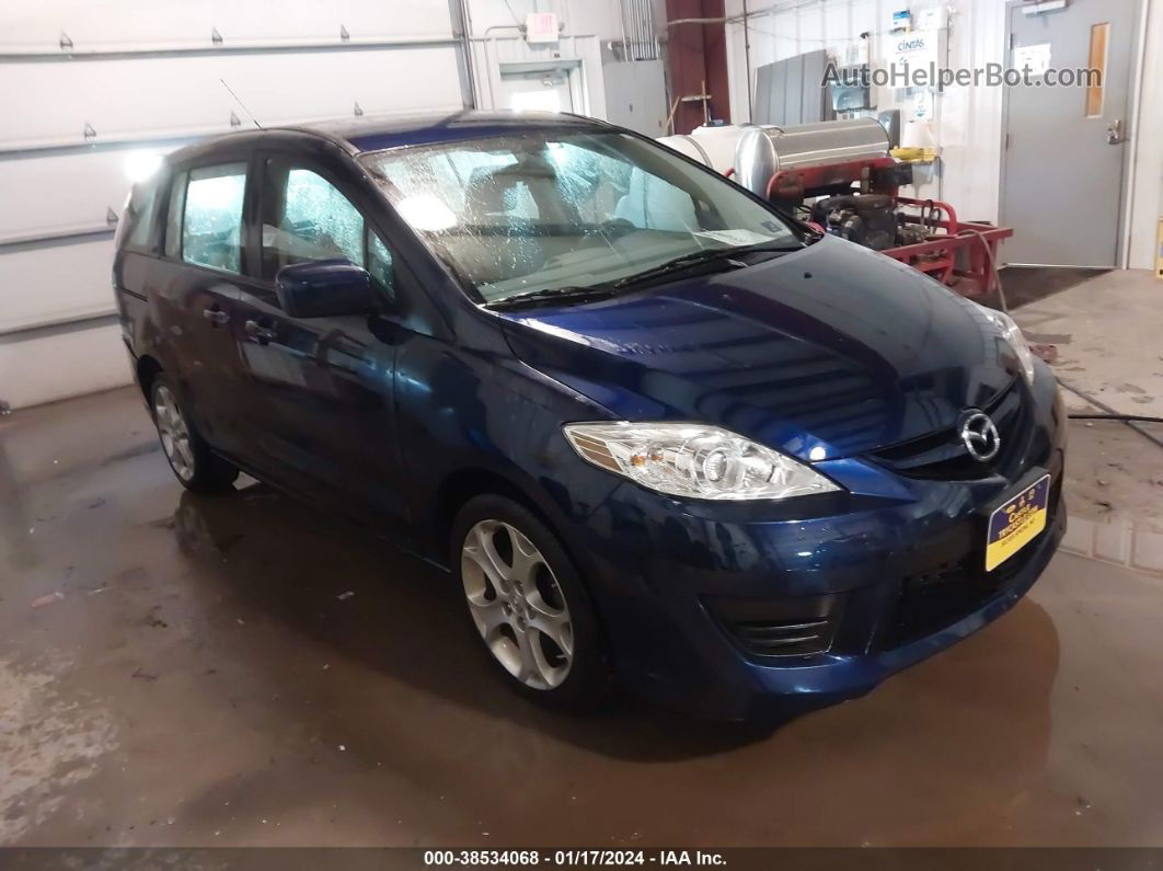 2010 Mazda Mazda5 Sport Blue vin: JM1CR2WL8A0361140