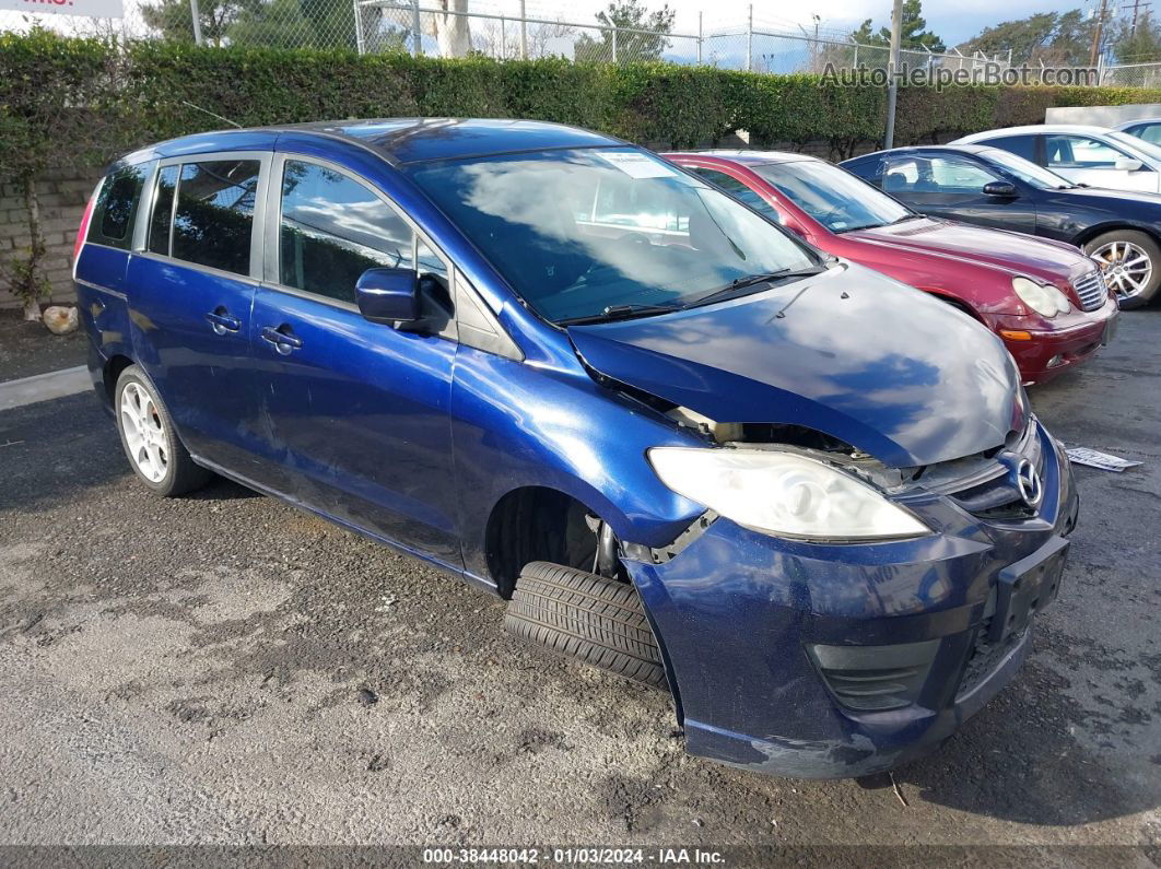 2010 Mazda Mazda5 Sport Blue vin: JM1CR2WL8A0371988