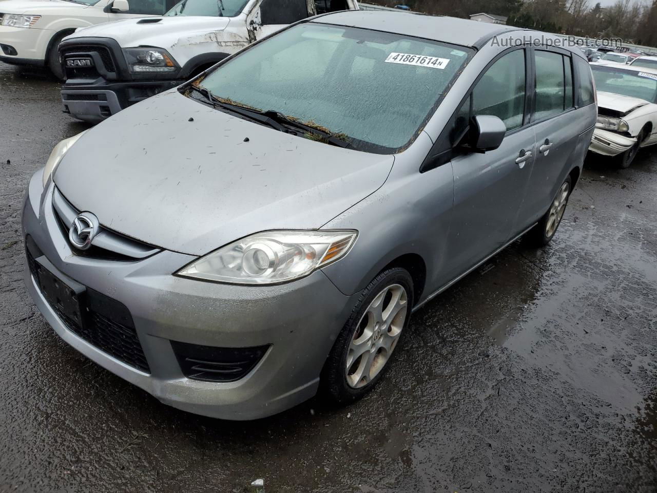 2010 Mazda 5  Silver vin: JM1CR2WL9A0378514