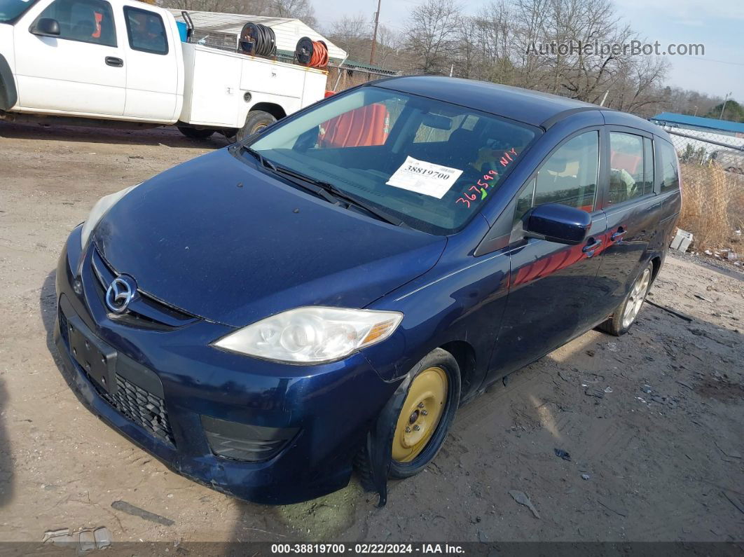 2010 Mazda Mazda5 Sport Dark Blue vin: JM1CR2WLXA0367599