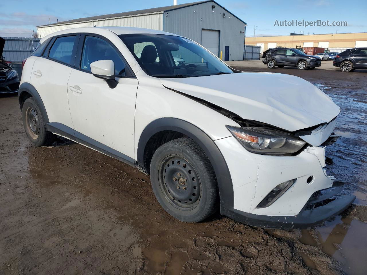 2016 Mazda Cx-3 Sport White vin: JM1DKBB73G0113498