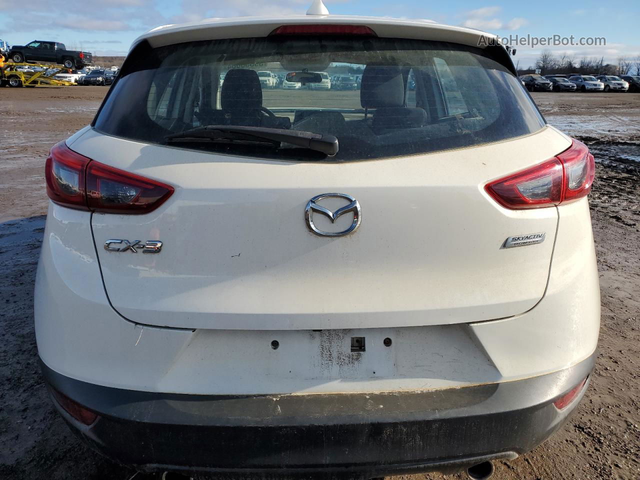 2016 Mazda Cx-3 Sport White vin: JM1DKBB73G0113498