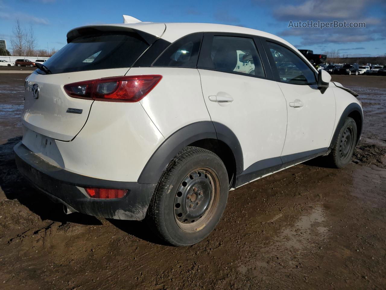 2016 Mazda Cx-3 Sport White vin: JM1DKBB73G0113498