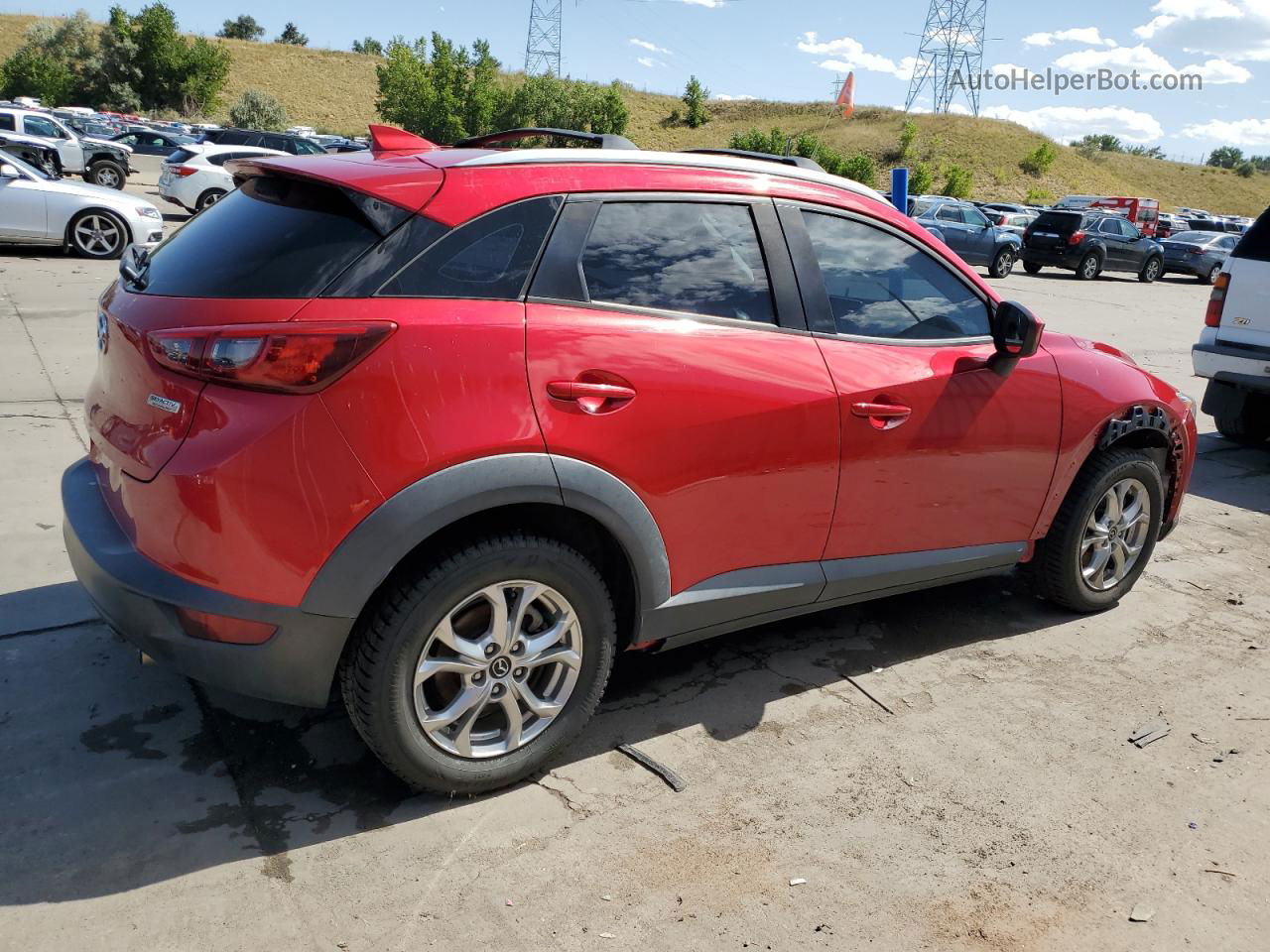 2016 Mazda Cx-3 Sport Red vin: JM1DKBB73G0126008