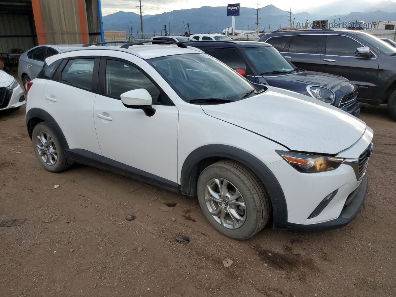 2016 Mazda Cx-3 Sport White vin: JM1DKBB75G0126916