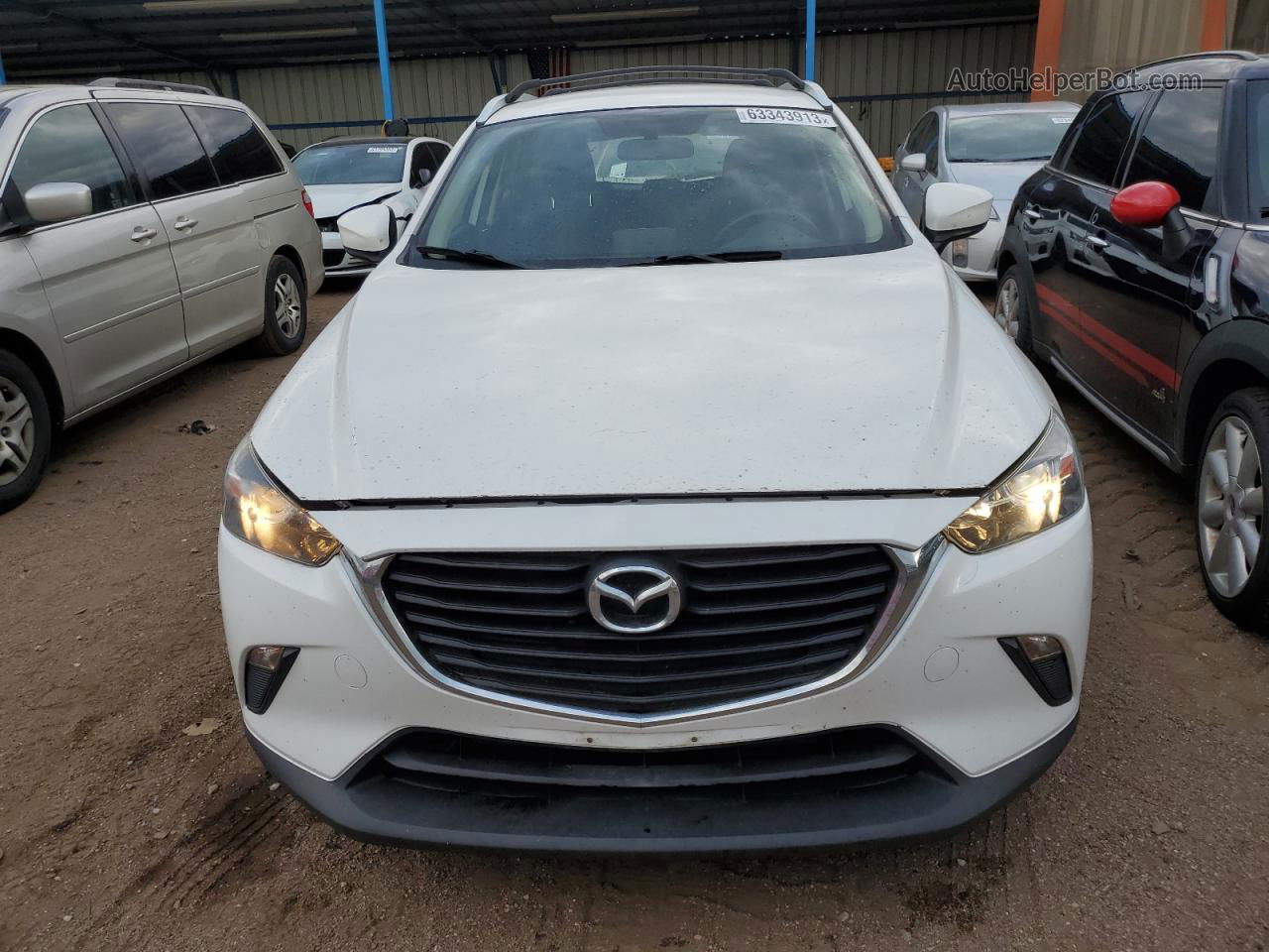 2016 Mazda Cx-3 Sport White vin: JM1DKBB75G0126916