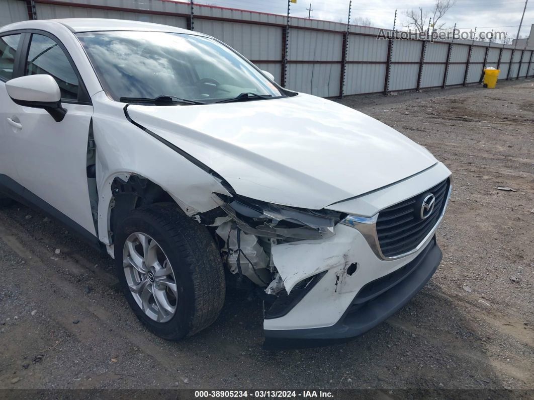 2016 Mazda Cx-3 Sport White vin: JM1DKBB77G0122897