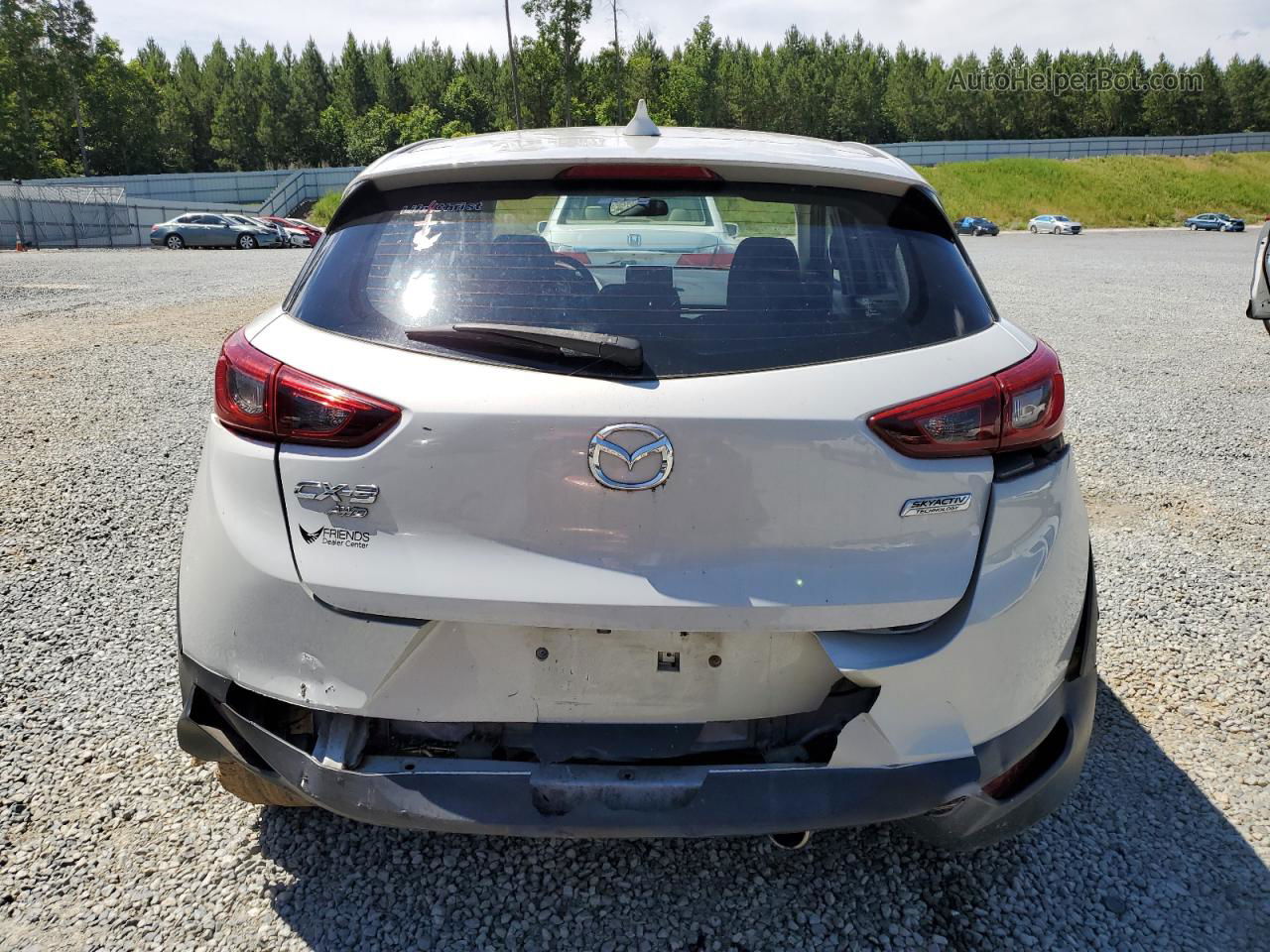 2016 Mazda Cx-3 Sport White vin: JM1DKBB78G0104344