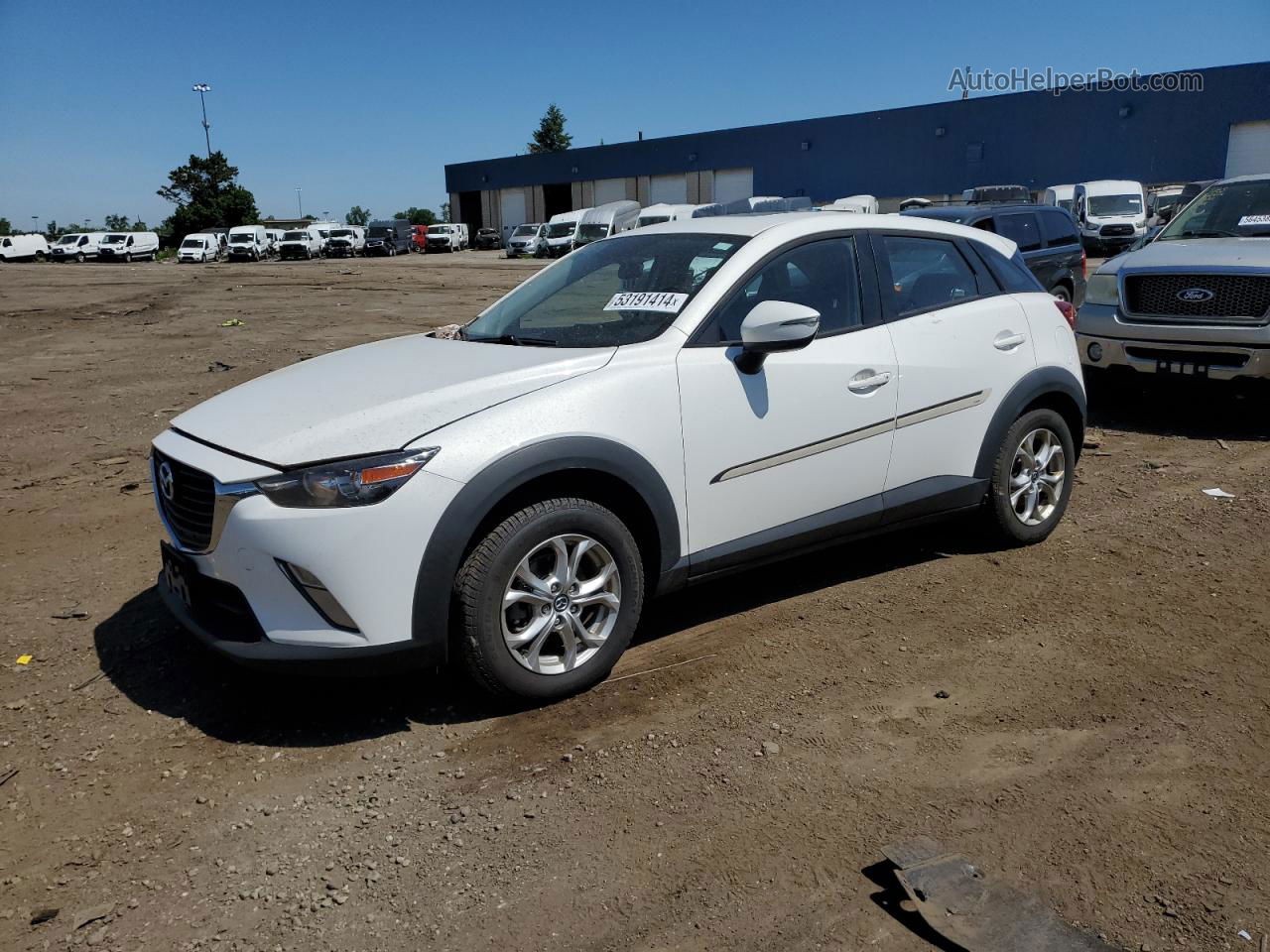 2016 Mazda Cx-3 Touring White vin: JM1DKBC71G0102398