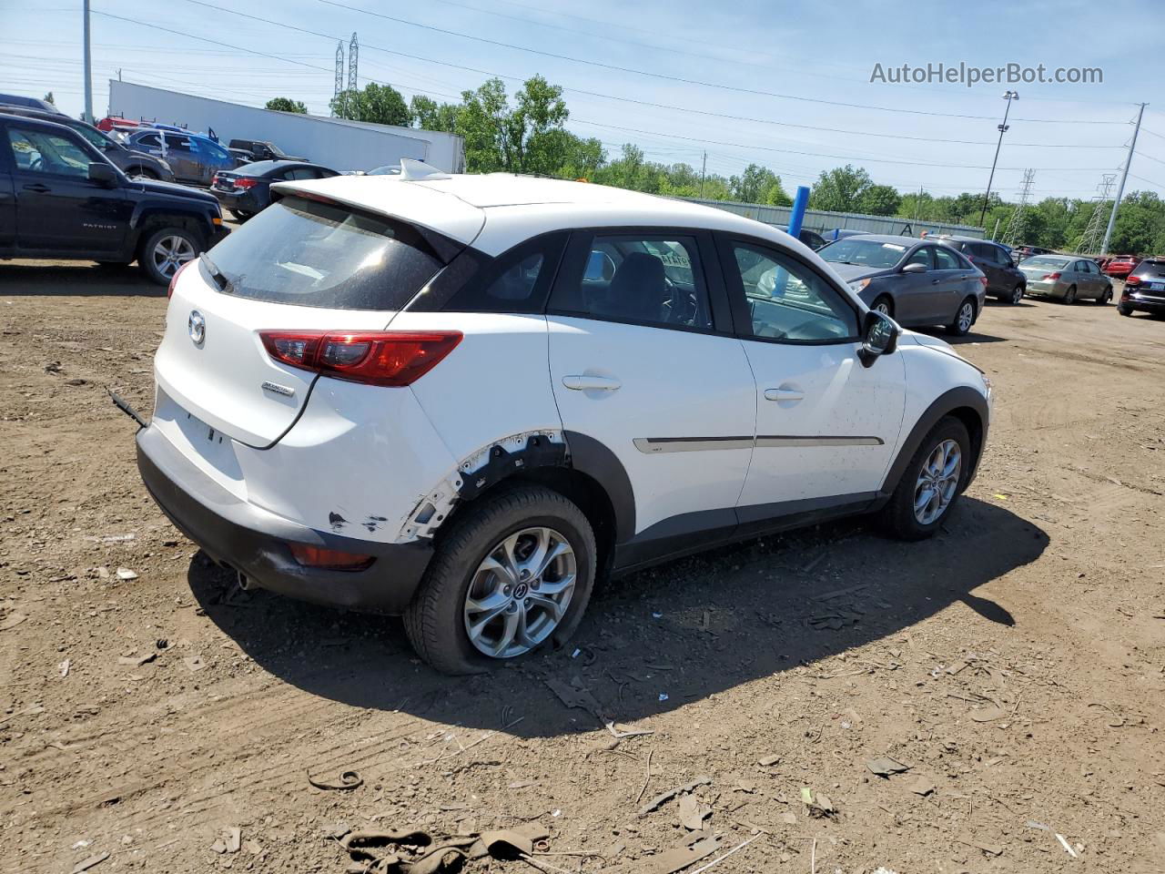 2016 Mazda Cx-3 Touring White vin: JM1DKBC71G0102398