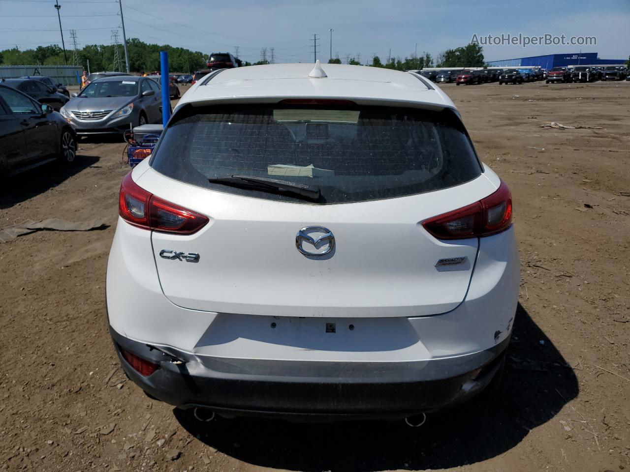 2016 Mazda Cx-3 Touring White vin: JM1DKBC71G0102398