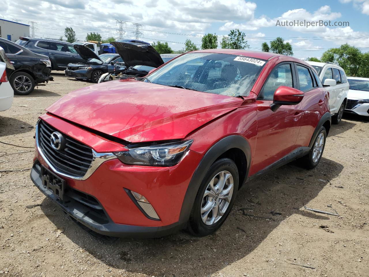 2016 Mazda Cx-3 Touring Red vin: JM1DKBC74G0124203