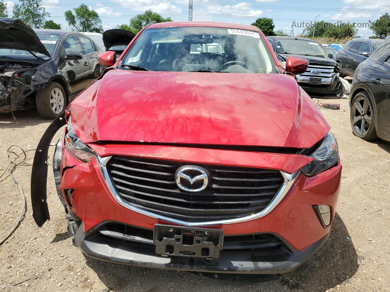 2016 Mazda Cx-3 Touring Red vin: JM1DKBC74G0124203