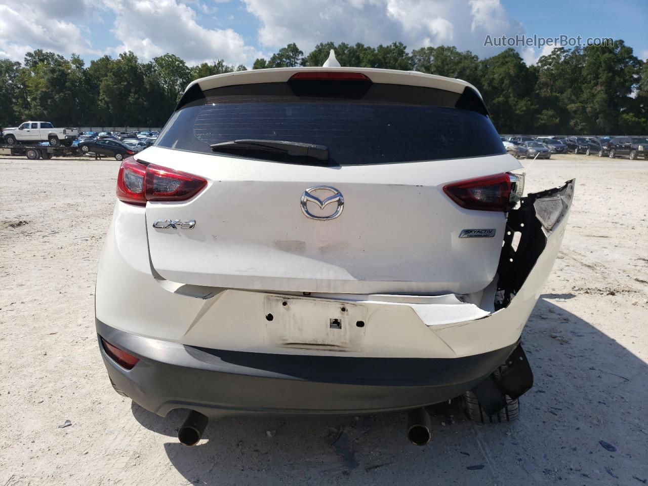 2016 Mazda Cx-3 Touring White vin: JM1DKBC75G0104901