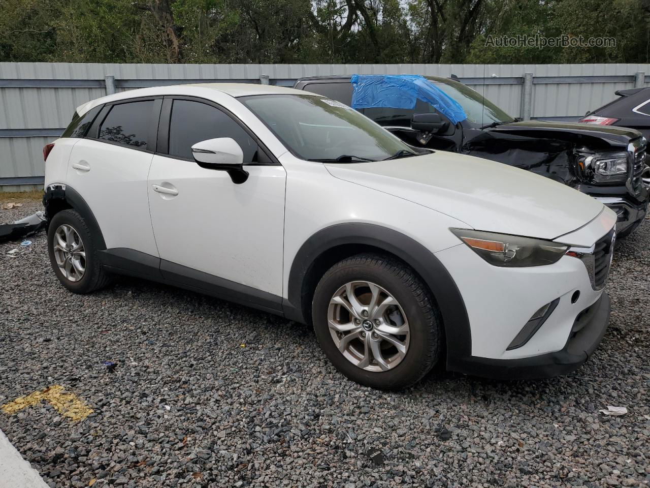 2016 Mazda Cx-3 Touring White vin: JM1DKBC77G0115687