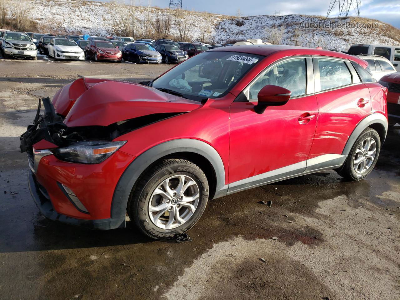 2016 Mazda Cx-3 Touring Red vin: JM1DKBC77G0126866