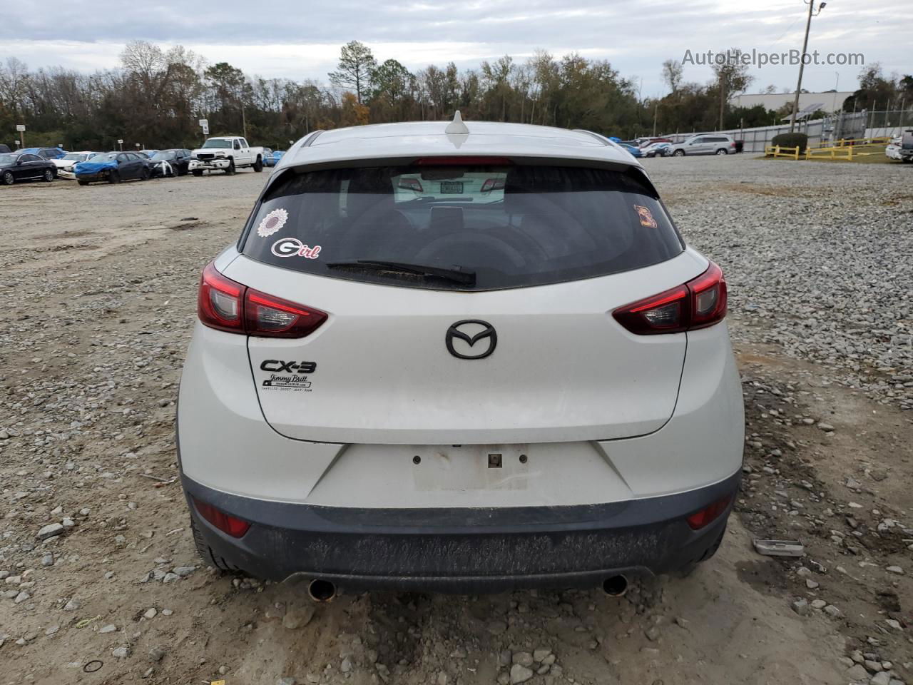 2016 Mazda Cx-3 Touring White vin: JM1DKBC78G0107209