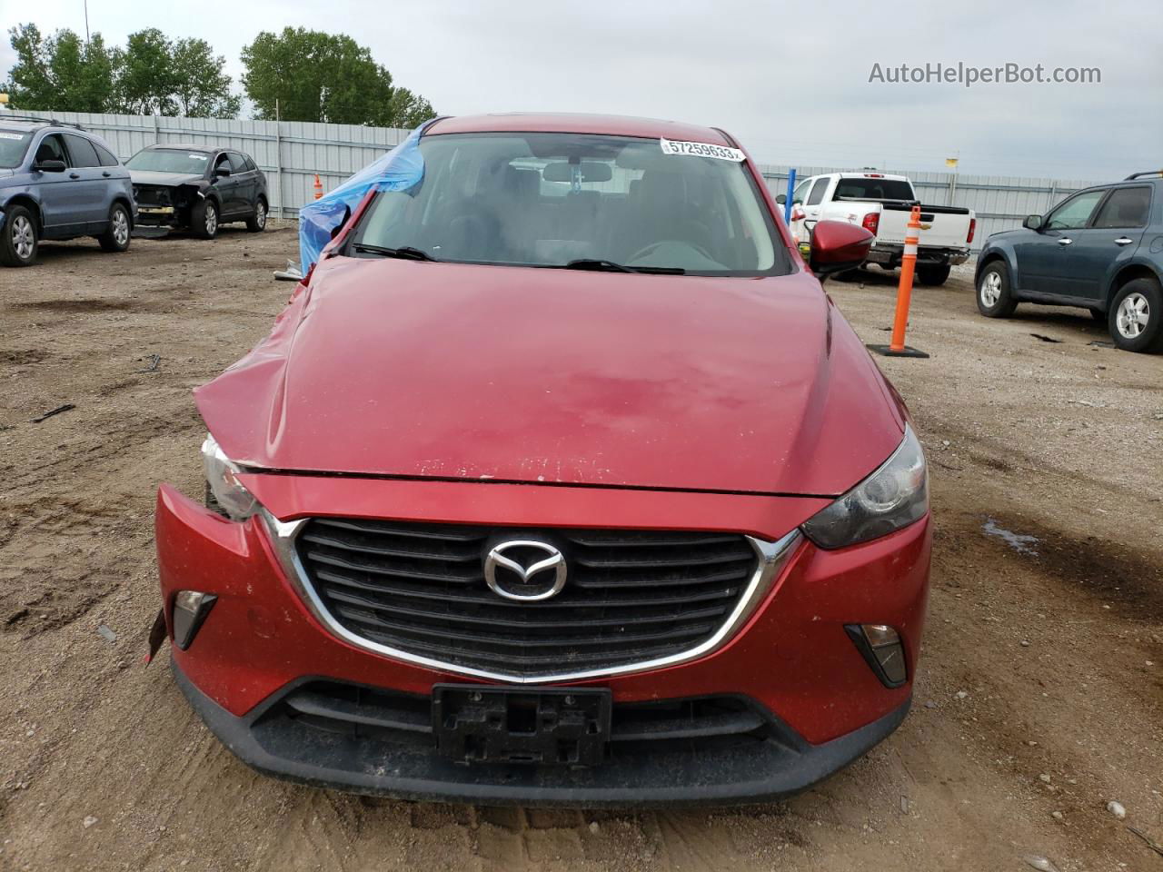 2016 Mazda Cx-3 Touring Red vin: JM1DKBC78G0117660