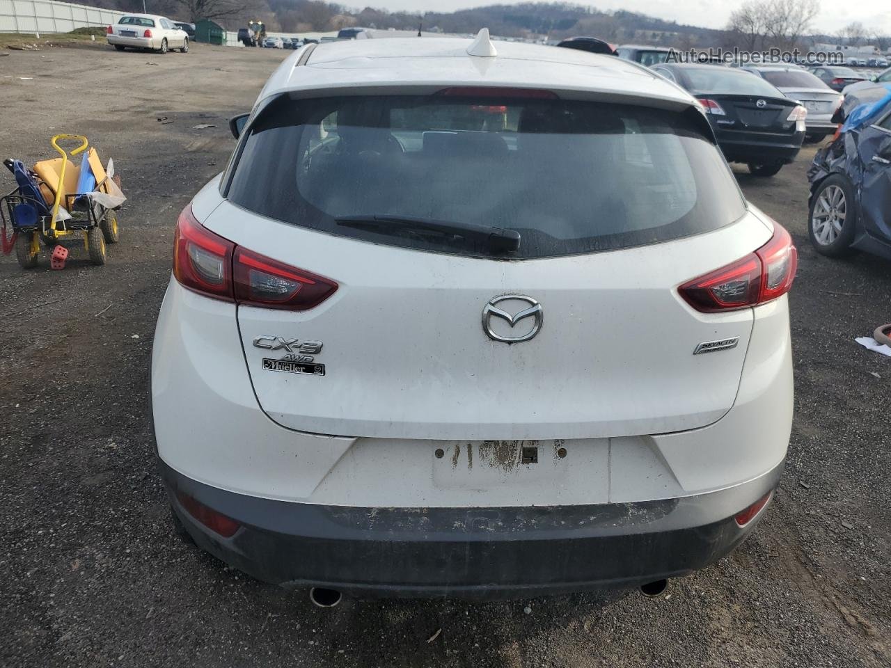 2016 Mazda Cx-3 Touring White vin: JM1DKBC79G0118526