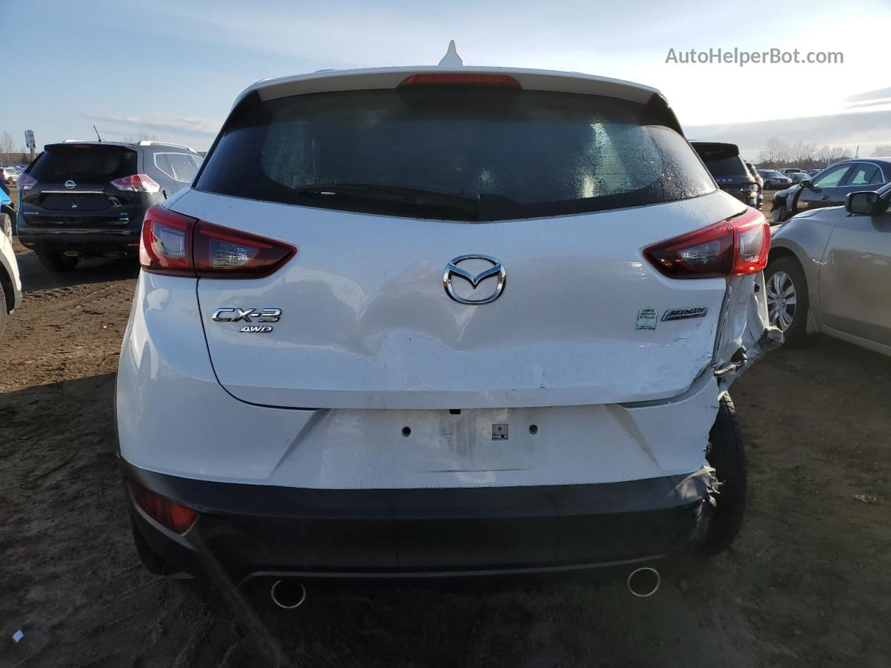 2016 Mazda Cx-3 Touring Белый vin: JM1DKBC79G0120387