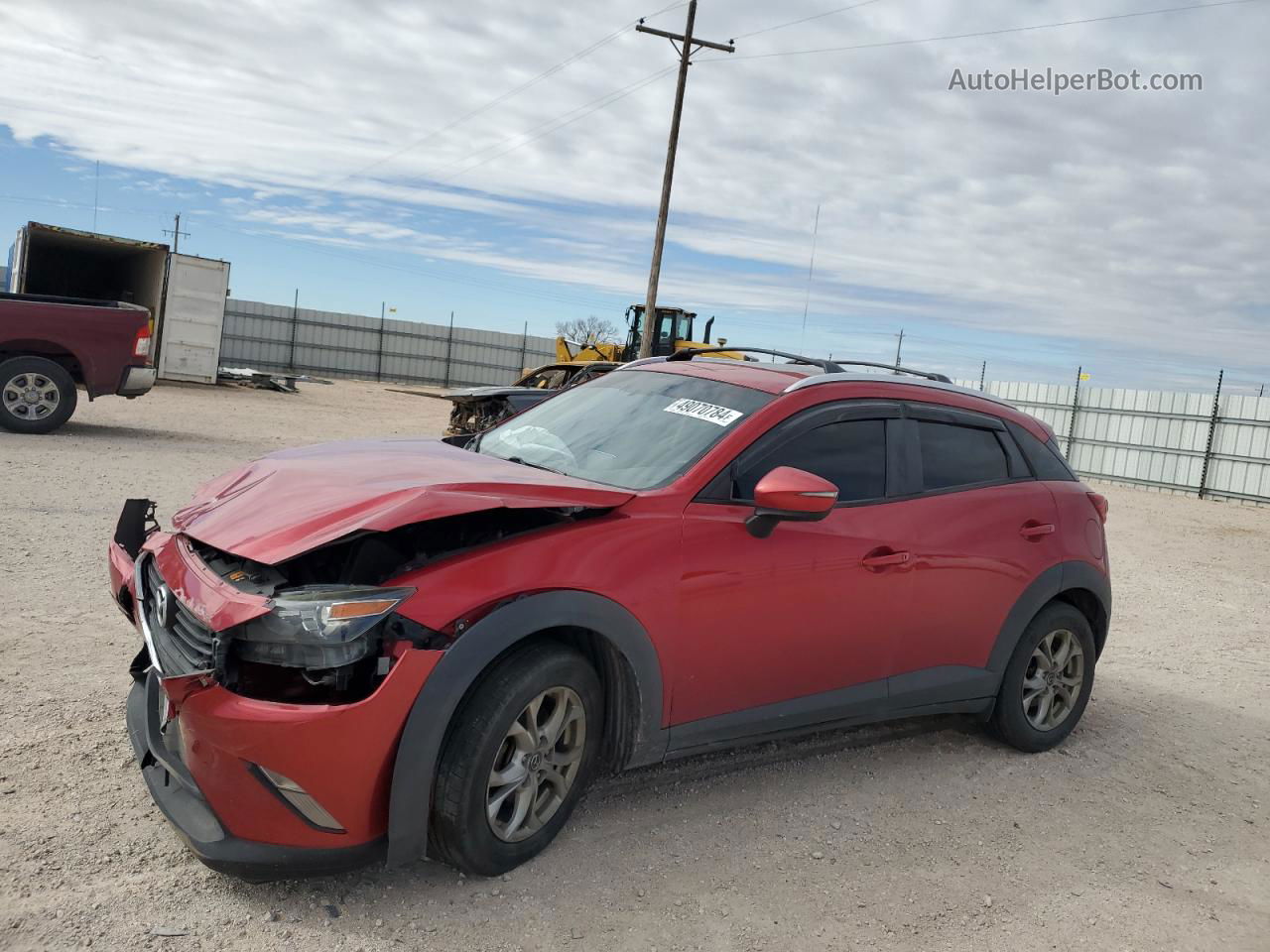 2016 Mazda Cx-3 Touring Red vin: JM1DKBC7XG0101637