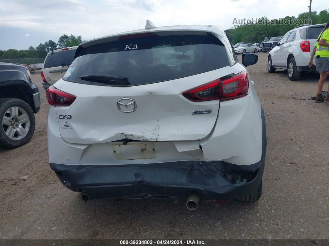 2016 Mazda Cx-3 Touring White vin: JM1DKBC7XG0105817