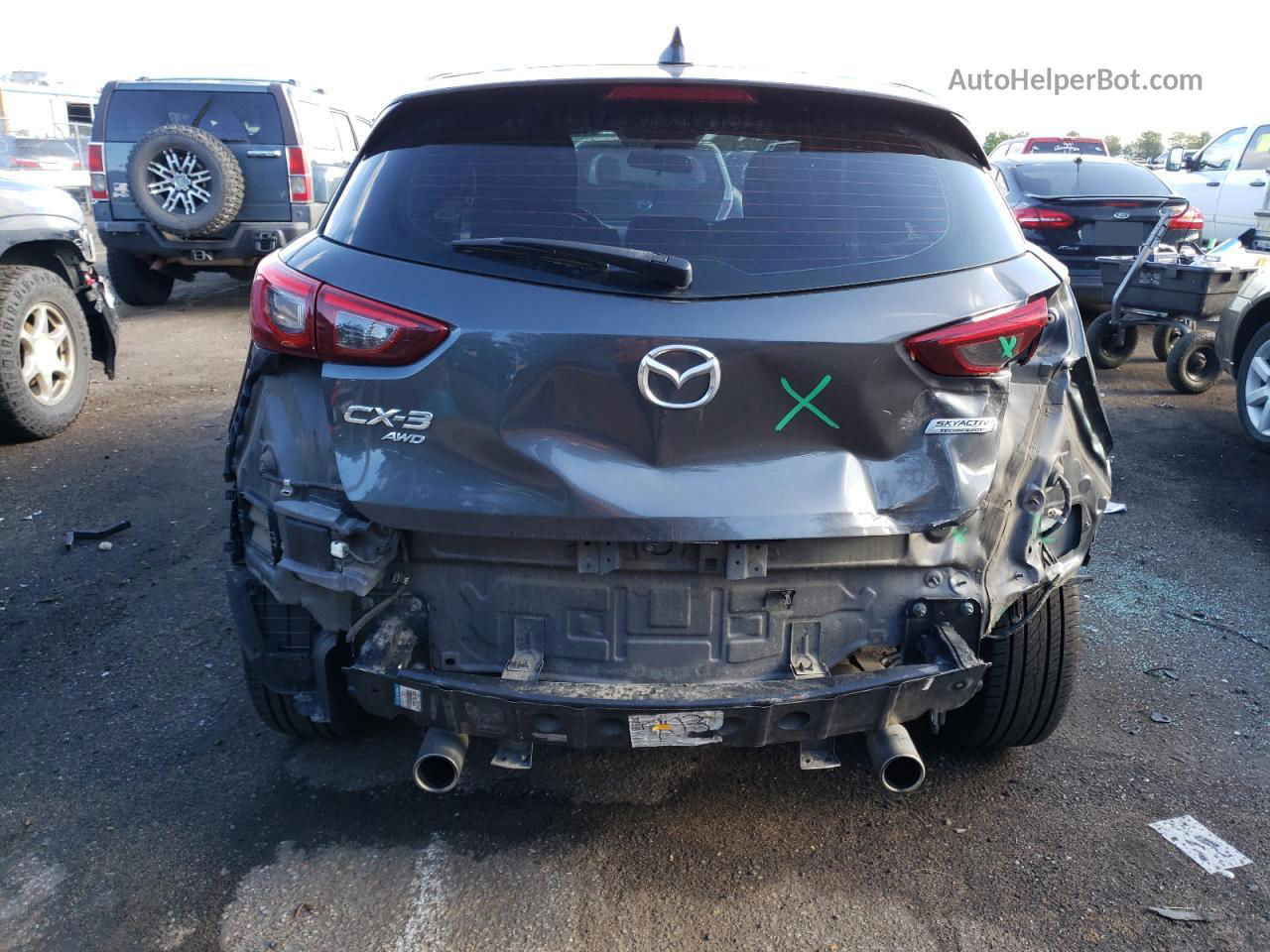 2016 Mazda Cx-3 Touring Серый vin: JM1DKBC7XG0111360