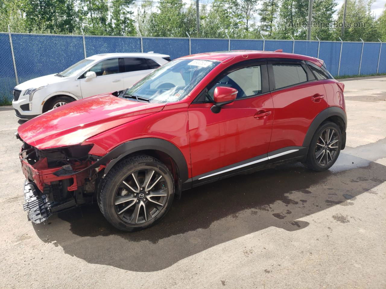 2016 Mazda Cx-3 Grand Touring Red vin: JM1DKBD70G0100088