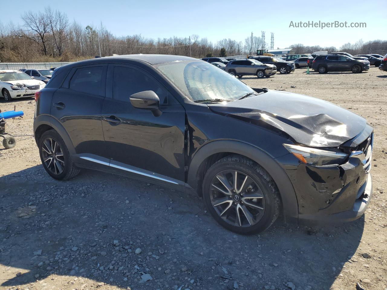 2016 Mazda Cx-3 Grand Touring Black vin: JM1DKBD70G0111186