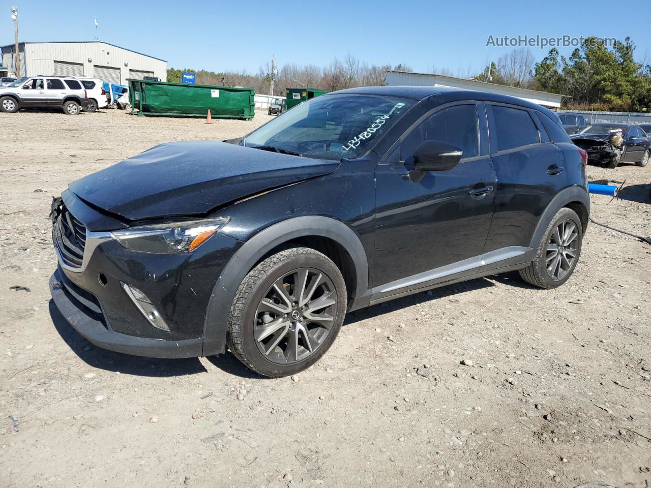 2016 Mazda Cx-3 Grand Touring Черный vin: JM1DKBD70G0111186