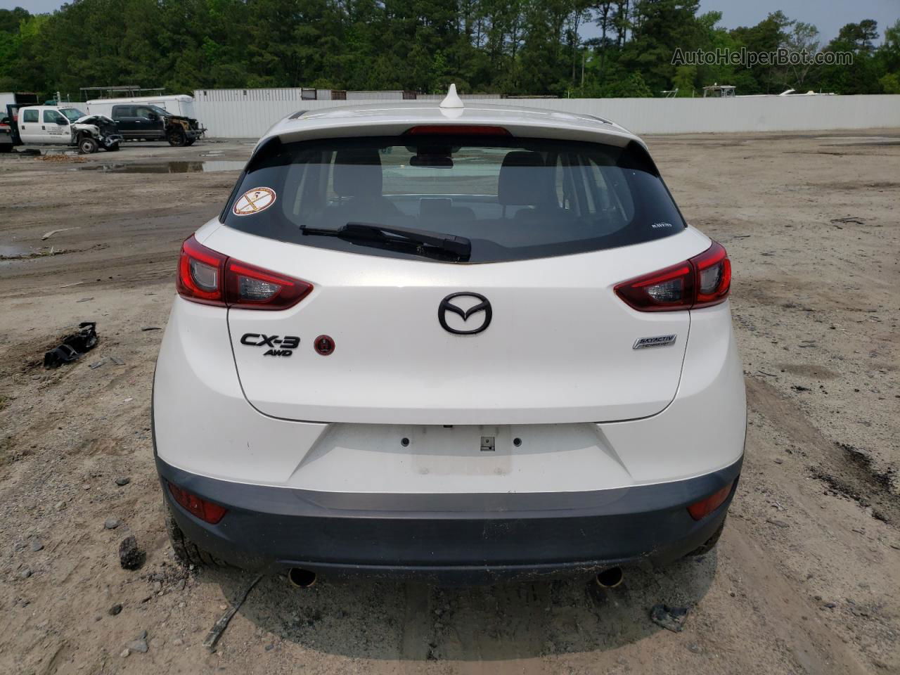 2016 Mazda Cx-3 Grand Touring White vin: JM1DKBD70G0126125