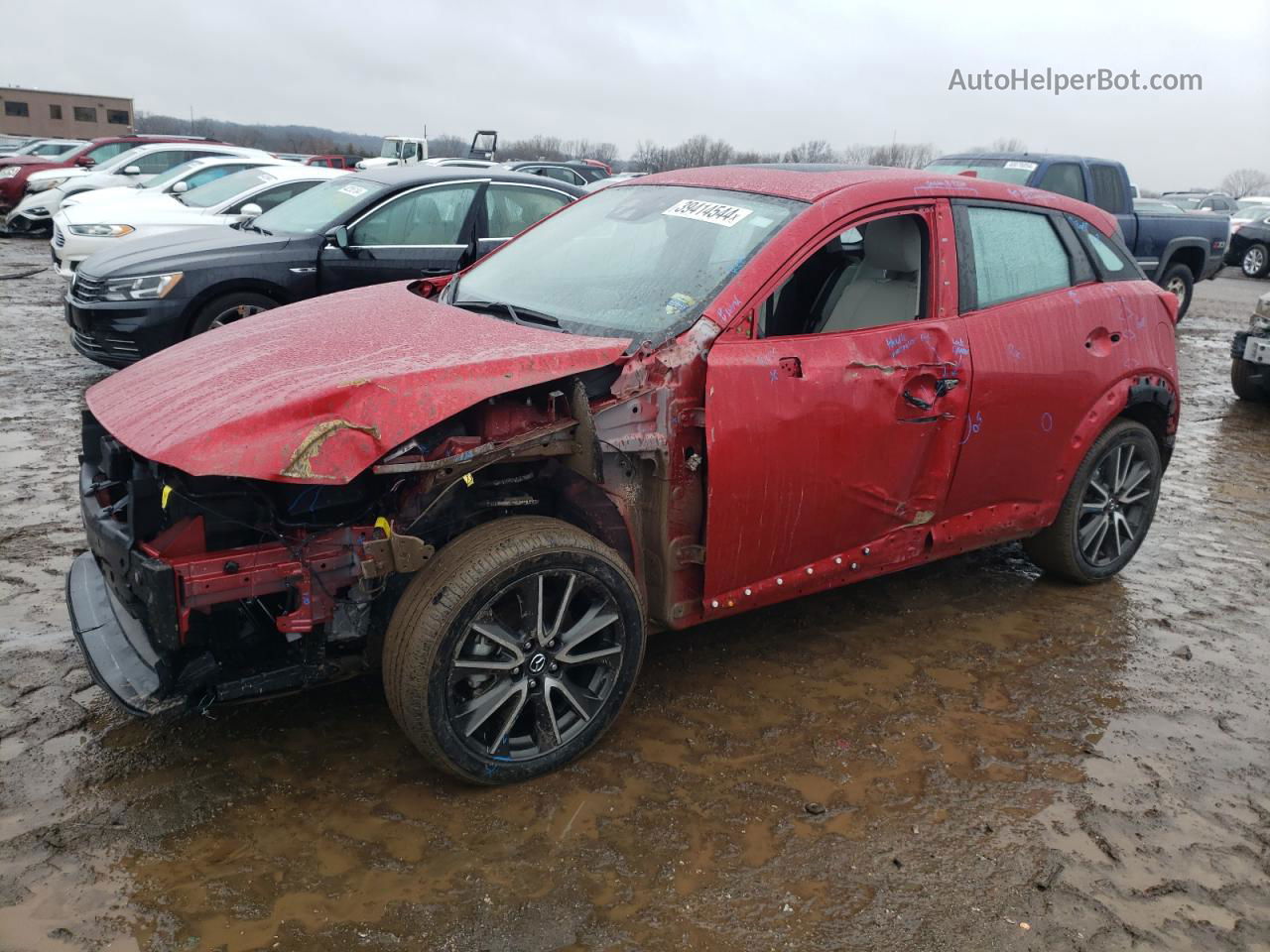 2016 Mazda Cx-3 Grand Touring Red vin: JM1DKBD71G0106921